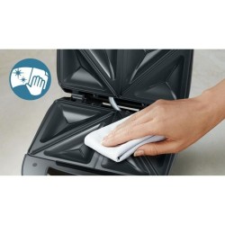 Appareil a croque-monsieur PHILIPS - HD2331/90 - Plaques triangulaires