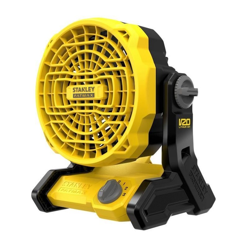 Ventilateur sans fil - Stanley Fatmax - SFMCE001B-XJ - 3 vitesses - Au Ventilateur sans fil - Stanley Fatmax - SFMCE001B-XJ - 3 vitesses - Au