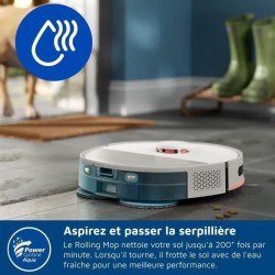 Aspirateur Robot Laveur - PHILIPS XU5100/20 - 10000 Pa - Auto-vidange