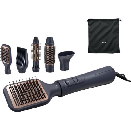 Brosse soufflante - PHILIPS - BHA530/00 - Brillance - 1000 W - 2 vitesses