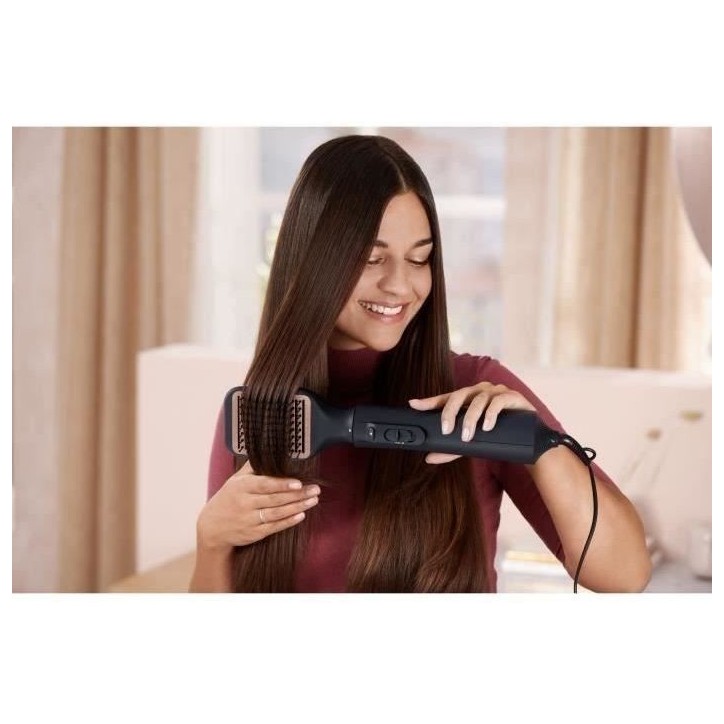 Brosse soufflante - PHILIPS - BHA530/00 - Brillance - 1000 W - 2 vitesses Brosse soufflante - PHILIPS - BHA530/00 - Brillance - 1000 W - 2 vitesses