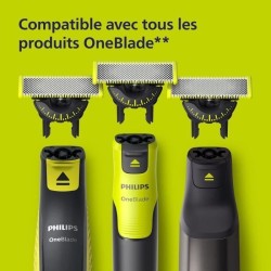 Lot de 4 lames de rechange - PHILIPS - QP440/50 - Oneblade 360
