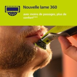 Lot de 4 lames de rechange - PHILIPS - QP440/50 - Oneblade 360