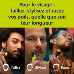 Lot de 4 lames de rechange - PHILIPS - QP440/50 - Oneblade 360