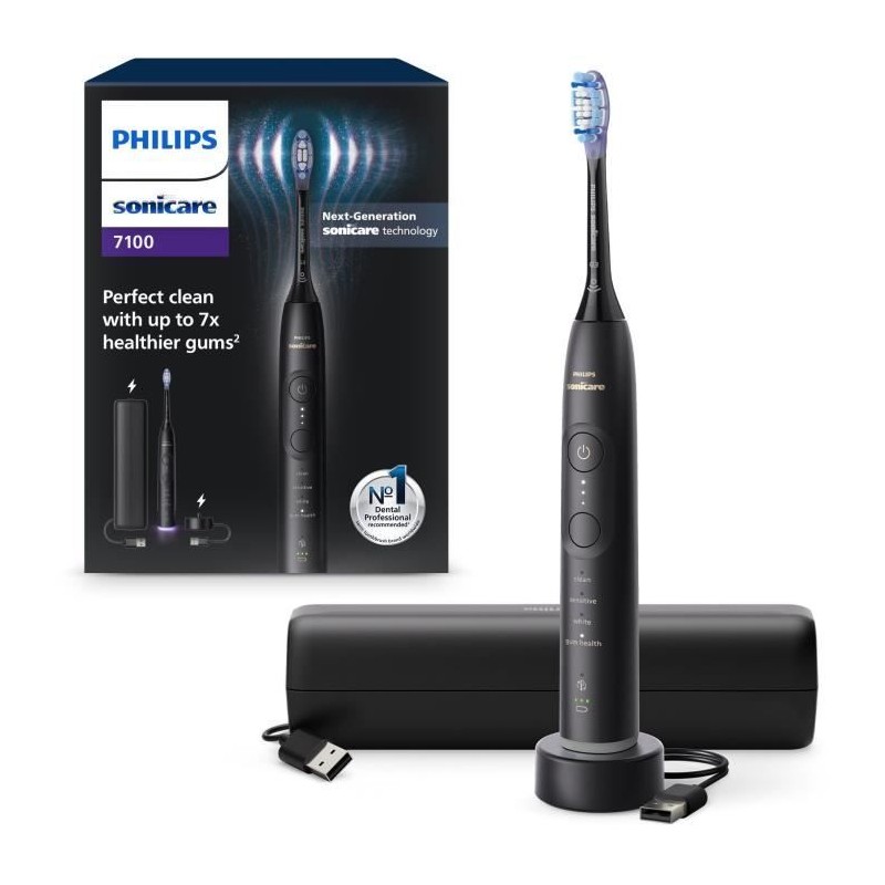 Brosse a dents - PHILIPS - HX7421/01 - Sonicare - Serie 7100 - Noir - Brosse a dents - PHILIPS - HX7421/01 - Sonicare - Serie 7100 - Noir -