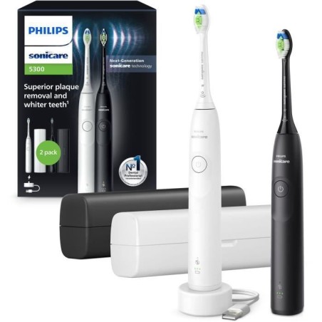 Brosse a dents - PHILIPS - HX7109/01 - Sonicare - Double manche Serie