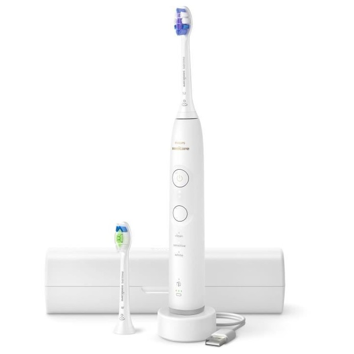 Brosse a dents - PHILIPS - HX7410/02 - Sonicare - Serie 6500 - Blanc - Eléctrique Brosse a dents - PHILIPS - HX7410/02 - Sonicare - Serie 6500 - Blanc - Eléctrique