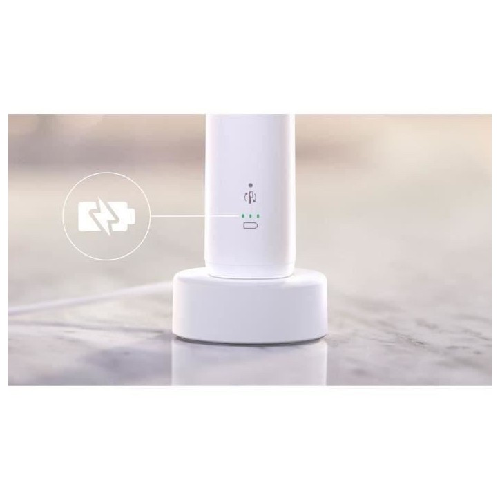 Brosse a dents - PHILIPS - HX7108/02 - Sonicare - Serie 5300 - Blanc - Eléctrique