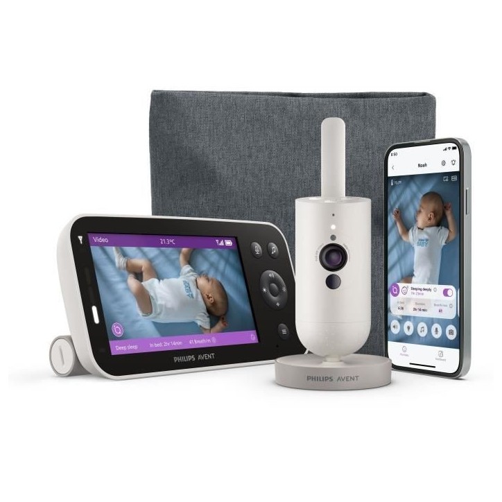 Ecoute-bébé vidéo - PHILIPS AVENT - Premium connecté - SCD971/26