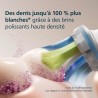 Lot de 4 tetes de brosse - PHILIPS - HX9044/87 - C3 white