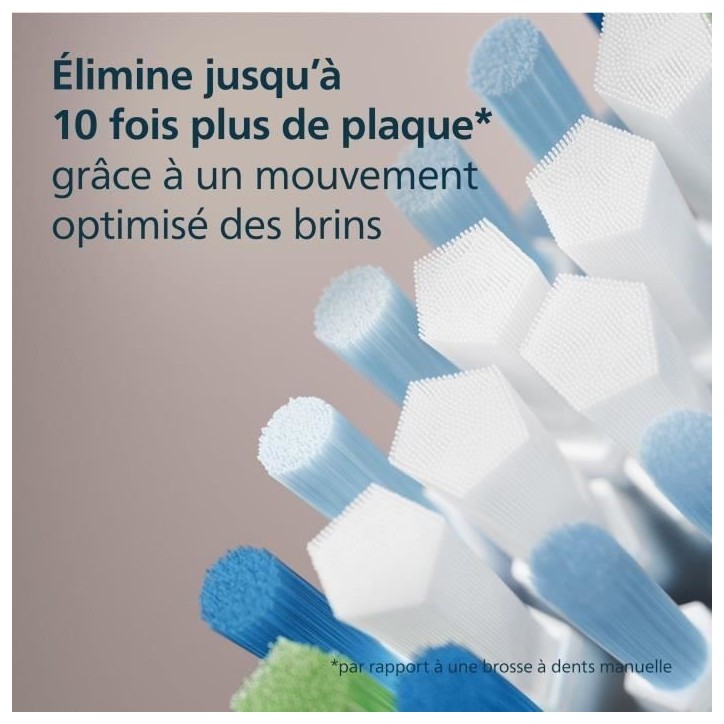 Lot de 4 tetes de brosse - PHILIPS - HX9044/88 - C3 black