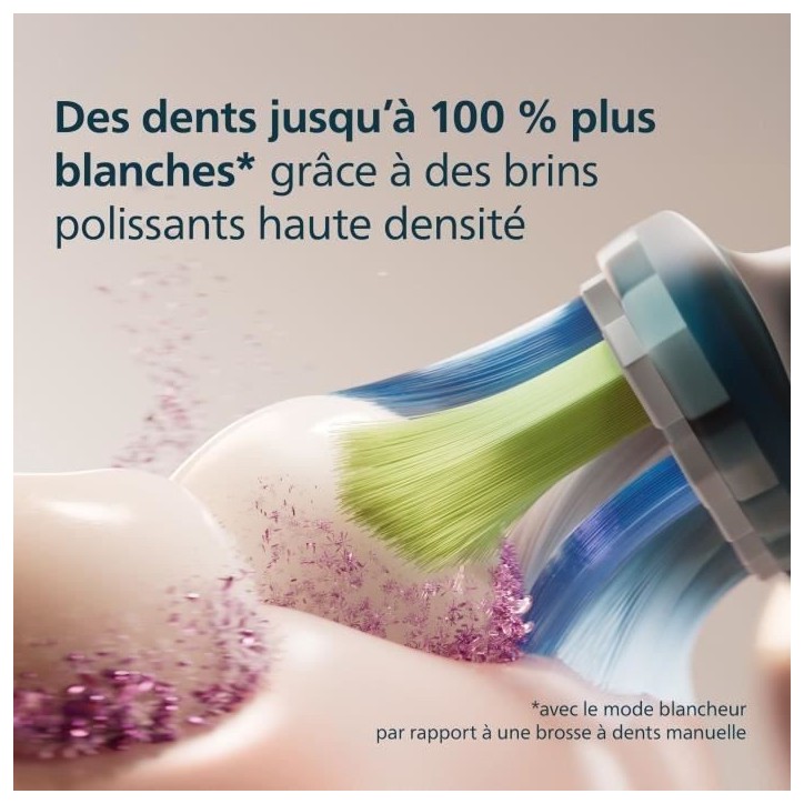 Lot de 4 tetes de brosse - PHILIPS - HX9044/88 - C3 black