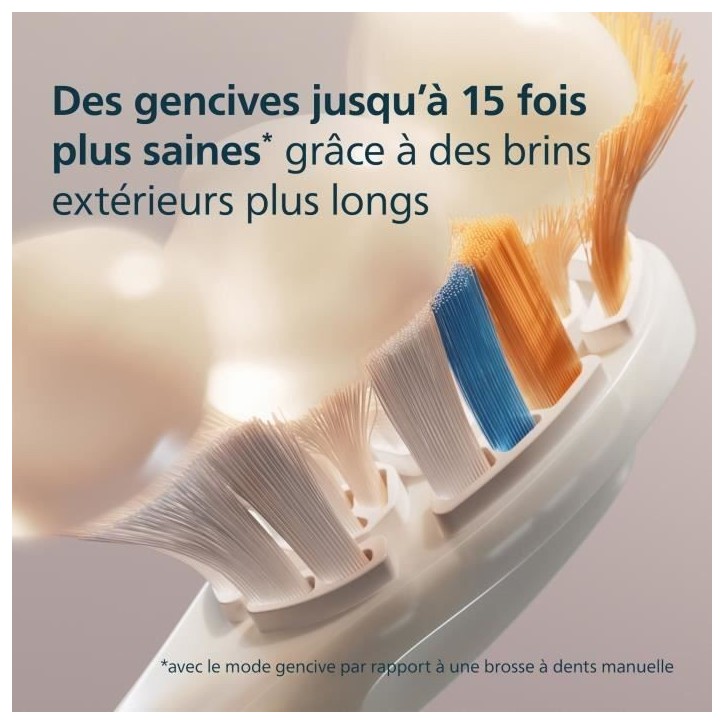 Lot de 4 tetes de brosse - PHILIPS - HX9094/87 - A3 white