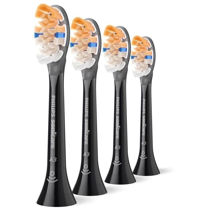 Lot de 4 tetes de brosse - PHILIPS - HX9094/88 - A3 black
