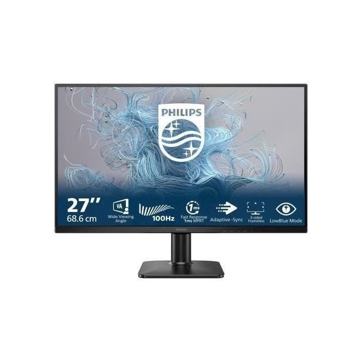 Ecran PC - PHILIPS - 27 - FHD - 100Hz - Dalle VA - 1ms - 27E2N1100L