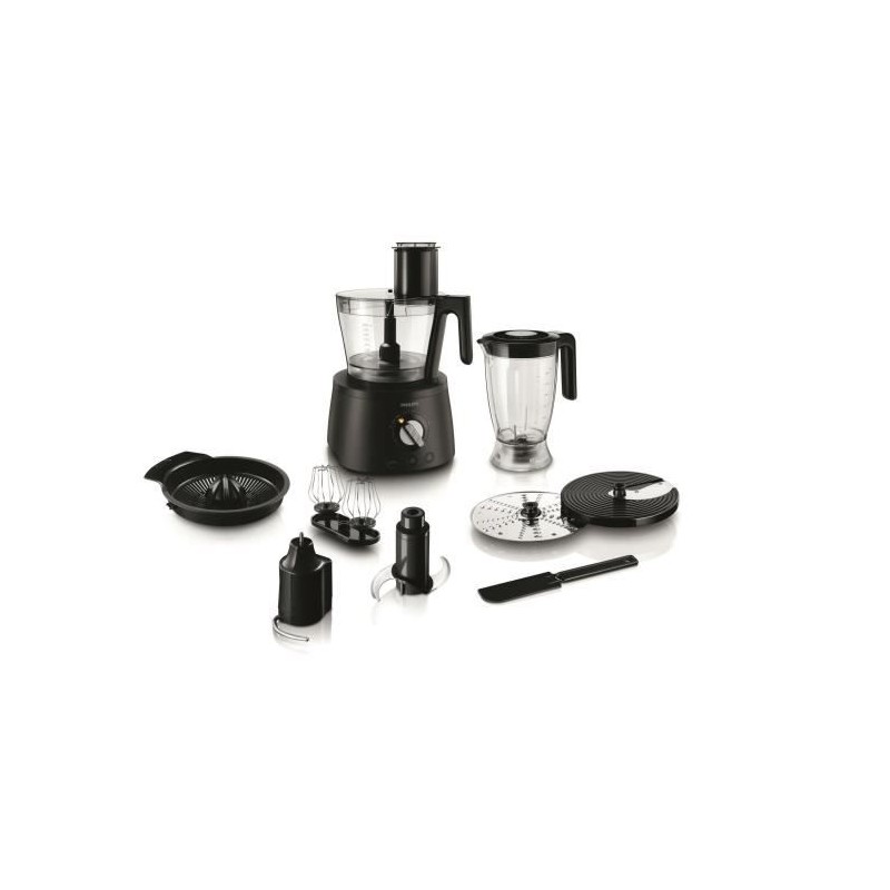 Robot de cuisine PHILIPS HR7776/90, 1 300W, Compact 3-en-1, Bol de 3,4 Robot de cuisine PHILIPS HR7776/90, 1 300W, Compact 3-en-1, Bol de 3,4