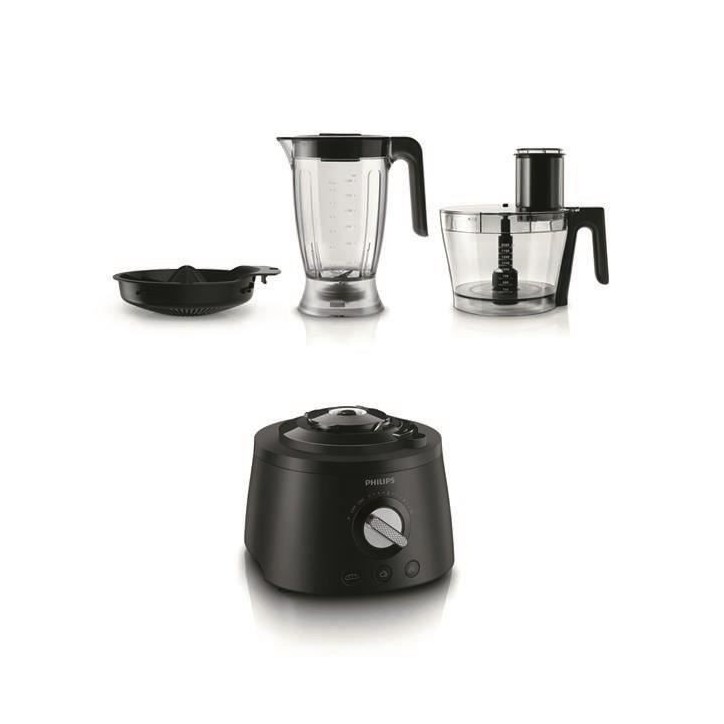 Robot de cuisine PHILIPS HR7776/90, 1 300W, Compact 3-en-1, Bol de 3,4l Robot de cuisine PHILIPS HR7776/90, 1 300W, Compact 3-en-1, Bol de 3,4l