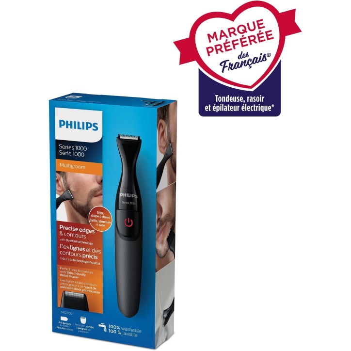 Tondeuse de precision - PHILIPS - MG1100/16 - Series 1000 Tondeuse de precision - PHILIPS - MG1100/16 - Series 1000