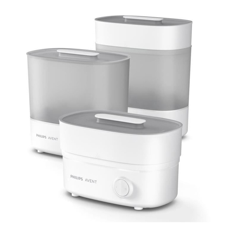 Stérilisateur - PHILIPS AVENT - Vapeur 4 en 1 - Blanc - Stérilise en