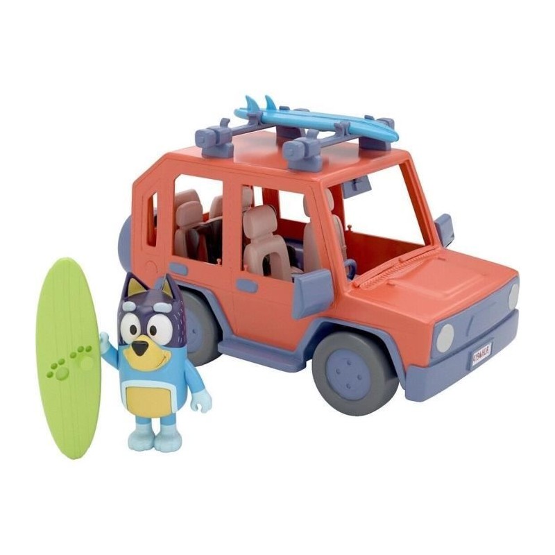 Véhicule familial 4x4 Bluey - MOOSE TOYS - Bandit et accessoires incl Véhicule familial 4x4 Bluey - MOOSE TOYS - Bandit et accessoires incl