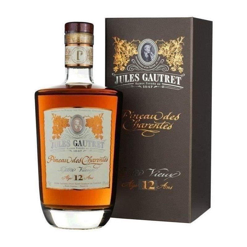 Jules Gautret - Pineau des Charentes - Extra vieux 12 ans - 19,0% Vol. Jules Gautret - Pineau des Charentes - Extra vieux 12 ans - 19,0% Vol.
