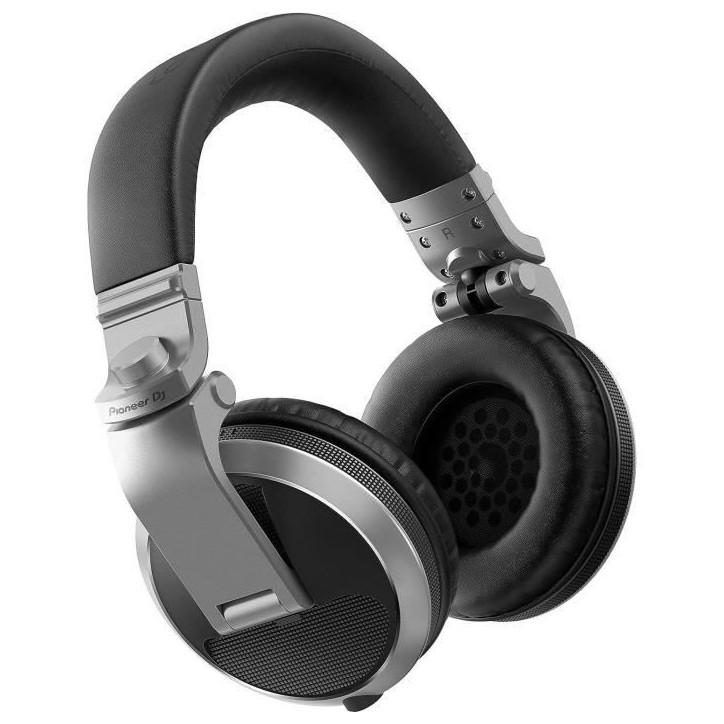 Casque DJ filaire - PIONEER DJ - HDJ X5 - Argent Casque DJ filaire - PIONEER DJ - HDJ X5 - Argent