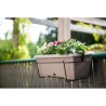 Kit jardiniere avec support en métal et plateau intégré - GARDEN ID