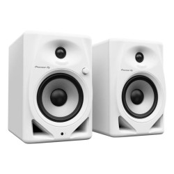 Paire d'enceintes de monitoring Pioneer DJ DM-50D-W - Bass Reflex - 2x