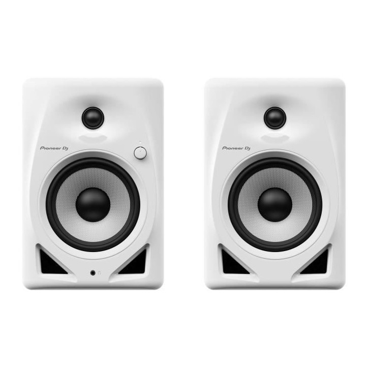 Paire d'enceintes de monitoring Pioneer DJ DM-50D-W - Bass Reflex - 2x25W - Mode DJ ou Production - Blanc Paire d'enceintes de monitoring Pioneer DJ DM-50D-W - Bass Reflex - 2x25W - Mode DJ ou Production - Blanc