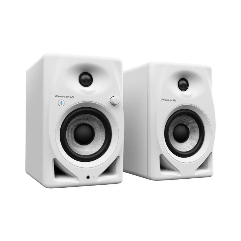 Paire d'enceintes de monitoring Pioneer DJ DM-40D-BT-W - Bluetooth - B Paire d'enceintes de monitoring Pioneer DJ DM-40D-BT-W - Bluetooth - B