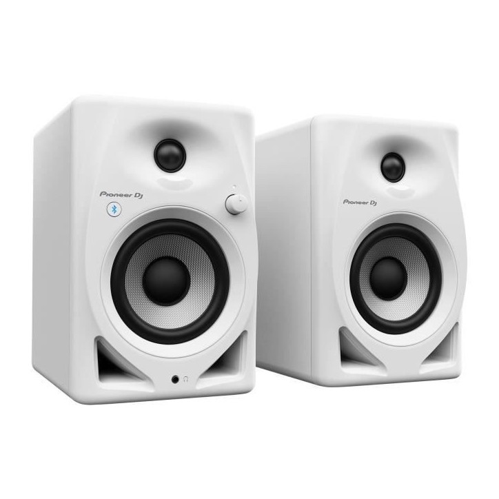 Paire d'enceintes de monitoring Pioneer DJ DM-40D-BT-W - Bluetooth - Bass Reflex - 2x19W - Mode DJ ou Production - Blanc Paire d'enceintes de monitoring Pioneer DJ DM-40D-BT-W - Bluetooth - Bass Reflex - 2x19W - Mode DJ ou Production - Blanc