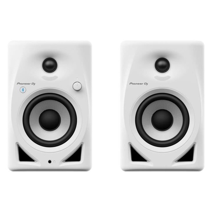 Paire d'enceintes de monitoring Pioneer DJ DM-40D-BT-W - Bluetooth - Bass Reflex - 2x19W - Mode DJ ou Production - Blanc Paire d'enceintes de monitoring Pioneer DJ DM-40D-BT-W - Bluetooth - Bass Reflex - 2x19W - Mode DJ ou Production - Blanc