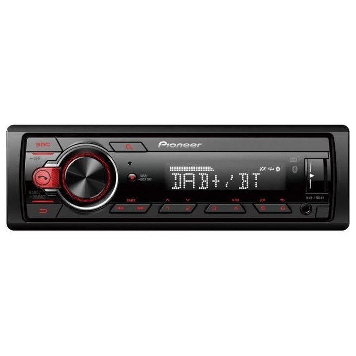 Autoradio - PIONEER - 1DIN - Bluetooth - DAB - USB Autoradio - PIONEER - 1DIN - Bluetooth - DAB - USB
