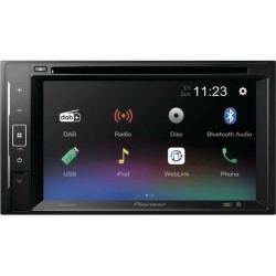 Autoradio multimédia - PIONEER - Ecran 6,2- 2DIN - DVD - DAB - USB -