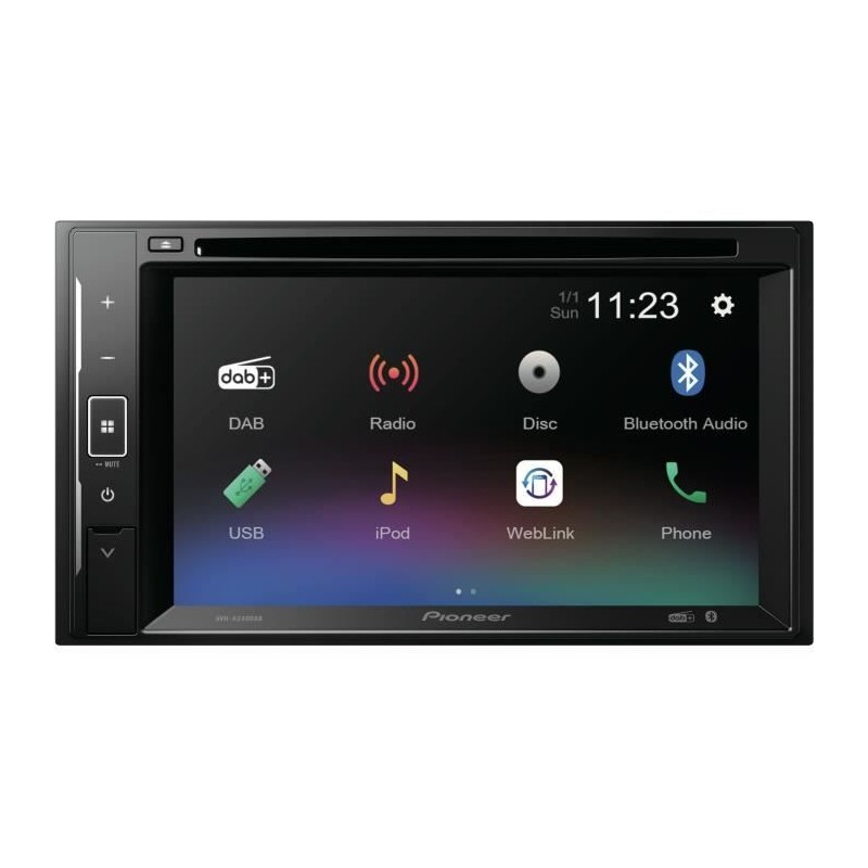 Autoradio multimédia - PIONEER - Ecran 6,2- 2DIN - DVD - DAB - USB - Autoradio multimédia - PIONEER - Ecran 6,2- 2DIN - DVD - DAB - USB -