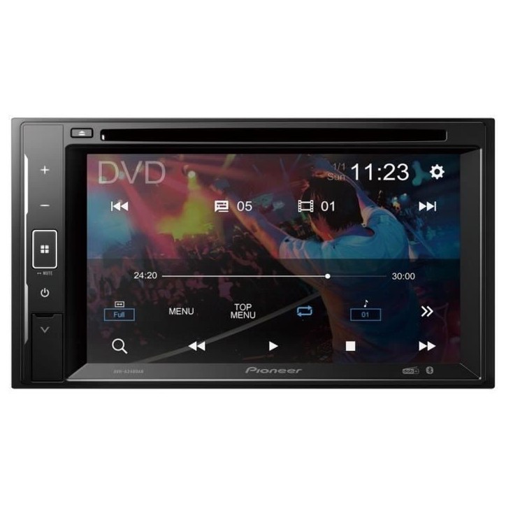 Autoradio multimédia - PIONEER - Ecran 6,2- 2DIN - DVD - DAB - USB - Entrée caméra de recul Autoradio multimédia - PIONEER - Ecran 6,2- 2DIN - DVD - DAB - USB - Entrée caméra de recul