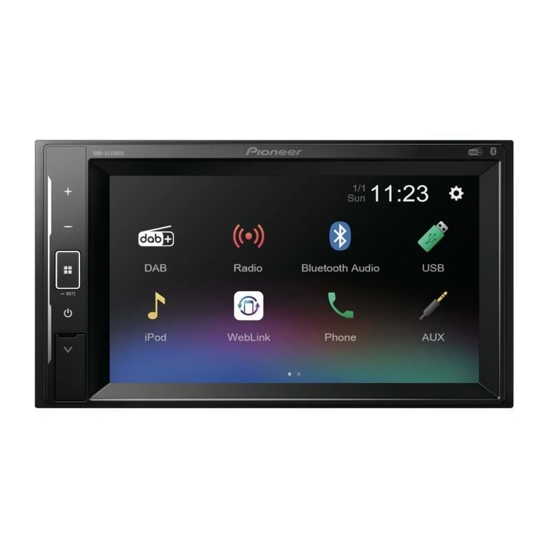 Autoradio multimédia - PIONEER - Ecran 6,2- 2DIN - DAB - USB - Entré Autoradio multimédia - PIONEER - Ecran 6,2- 2DIN - DAB - USB - Entré