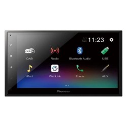 Autoradio multimédia - PIONEER - Ecran capacitif 6,8- 2DIN - DAB - US