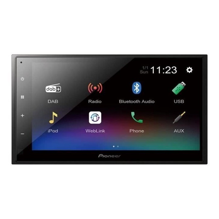 Autoradio multimédia - PIONEER - Ecran capacitif 6,8- 2DIN - DAB - USB - Entrée caméra de recul Autoradio multimédia - PIONEER - Ecran capacitif 6,8- 2DIN - DAB - USB - Entrée caméra de recul