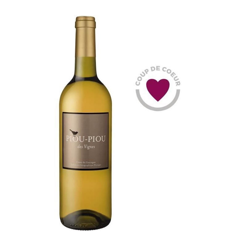 Piou Piou des Vignes Doux Côtes de Gascogne - Vin blanc 2023 Piou Piou des Vignes Doux Côtes de Gascogne - Vin blanc 2023