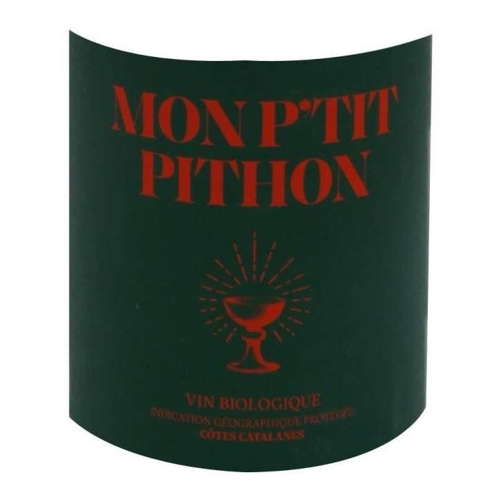 Domaine Olivier Pithon Cuvée Mon P'tit Pithon 2023 Côtes Catalanes - Vin Rouge de Languedoc-Roussillon - Bio 2023