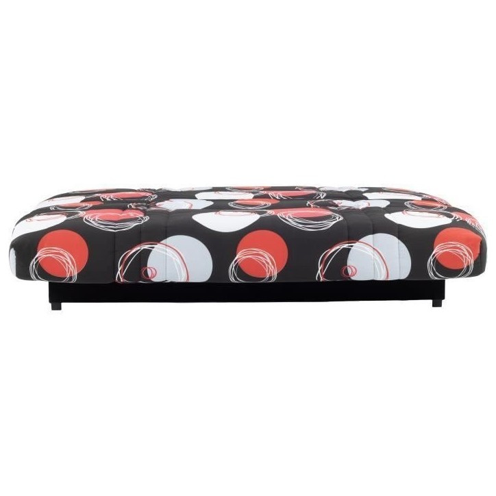 Banquette clic-clac - 3 places - Planete Noir - 190 x 90 x 92 cm - PIXIE Banquette clic-clac - 3 places - Planete Noir - 190 x 90 x 92 cm - PIXIE