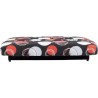 Banquette clic-clac - 3 places - Planete Noir - 190 x 90 x 92 cm - PIX