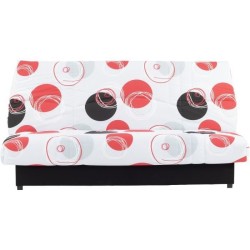 Banquette clic-clac - 3 places - Planete Gris - 190 x 90 x 92 cm - PIX