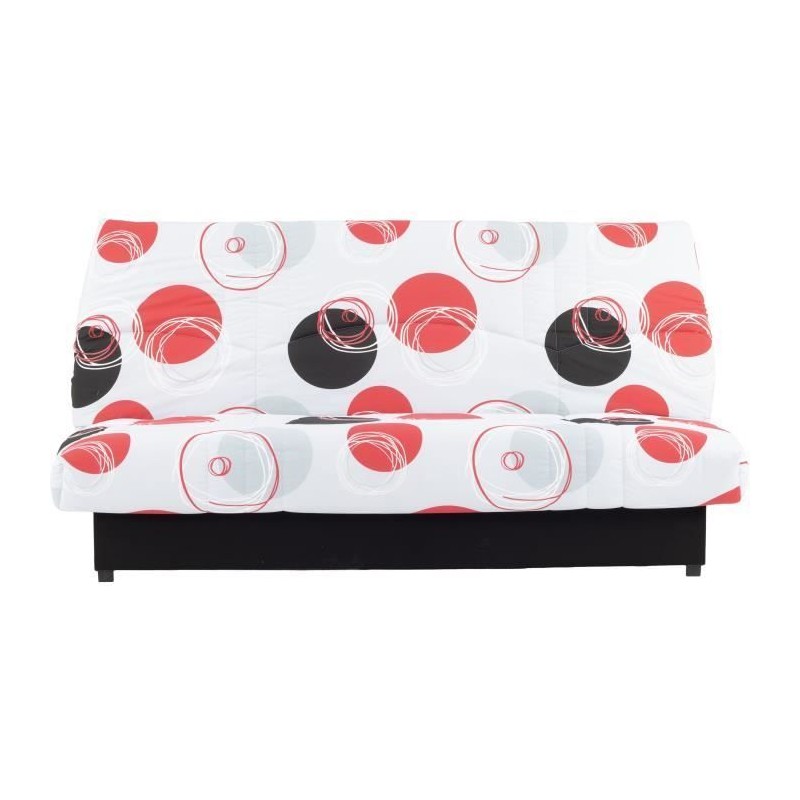 Banquette clic-clac - 3 places - Planete Gris - 190 x 90 x 92 cm - PIX Banquette clic-clac - 3 places - Planete Gris - 190 x 90 x 92 cm - PIX
