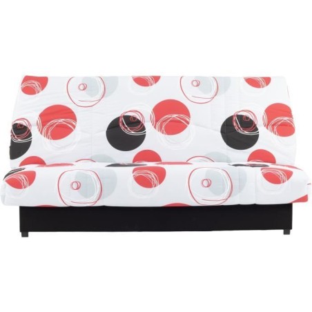 Banquette clic-clac - 3 places - Planete Gris - 190 x 90 x 92 cm - PIX
