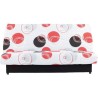 Banquette clic-clac - 3 places - Planete Gris - 190 x 90 x 92 cm - PIX
