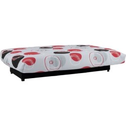 Banquette clic-clac - 3 places - Planete Gris - 190 x 90 x 92 cm - PIX