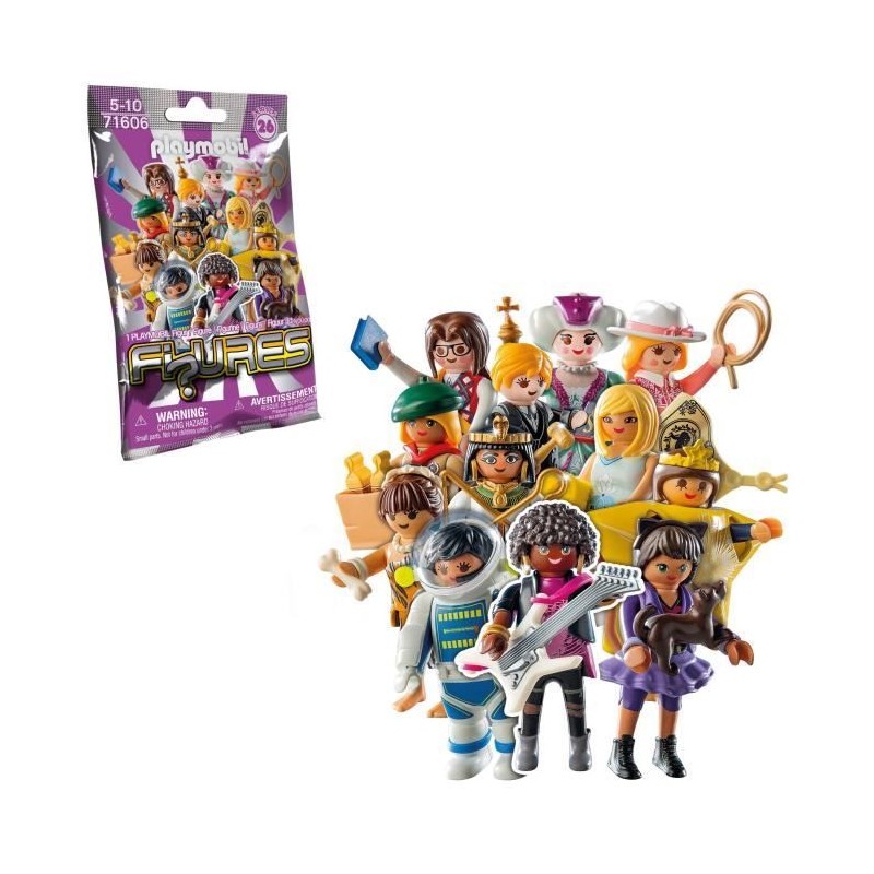 Playmobil 210211 Boite de 24 sachets surprises Fi?ures S26 theme Fille Playmobil 210211 Boite de 24 sachets surprises Fi?ures S26 theme Fille