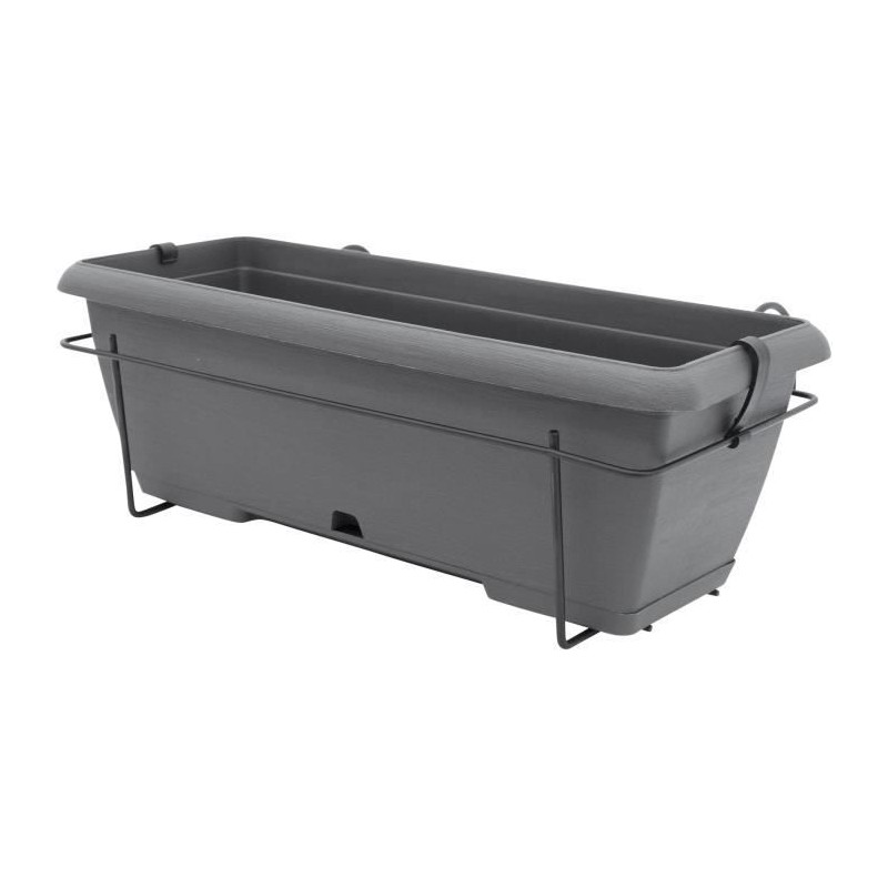 Kit jardiniere avec support en métal et plateau intégré - GARDEN ID Kit jardiniere avec support en métal et plateau intégré - GARDEN ID
